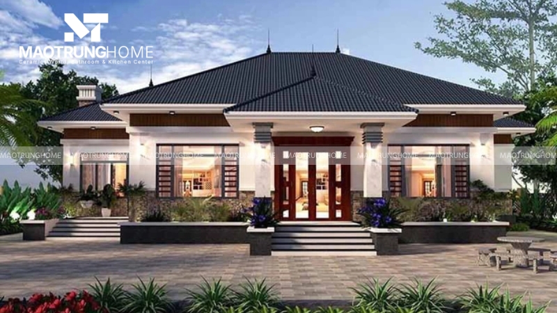 Màu xanh mang lại cảm giác mát mẻ, hiện đại