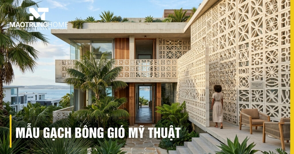 25+ Mẫu gạch bông gió mỹ thuật đẹp, xu hướng kiến trúc 2026