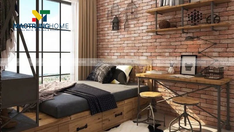 Mẫu gạch giả cổ ốp tường dẫn đầu xu hướng