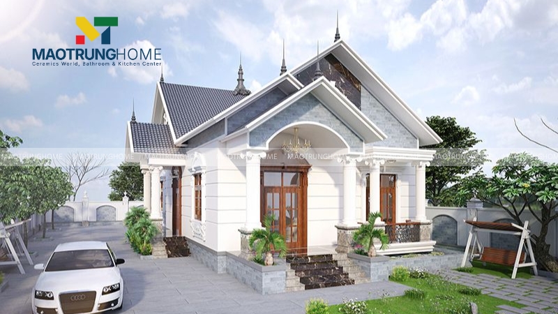 Chọn gạch có xương porcelain hoặc granite với độ hút nước thấp