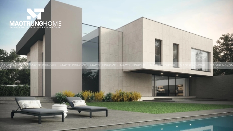 Gạch khổ lớn như 60x120cm hoặc 80x160cm đang là xu hướng hàng đầu