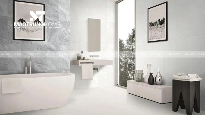 Vẻ đẹp vân đá Marble sang trọng, nâng tầm không gian phòng tắm hiện đại