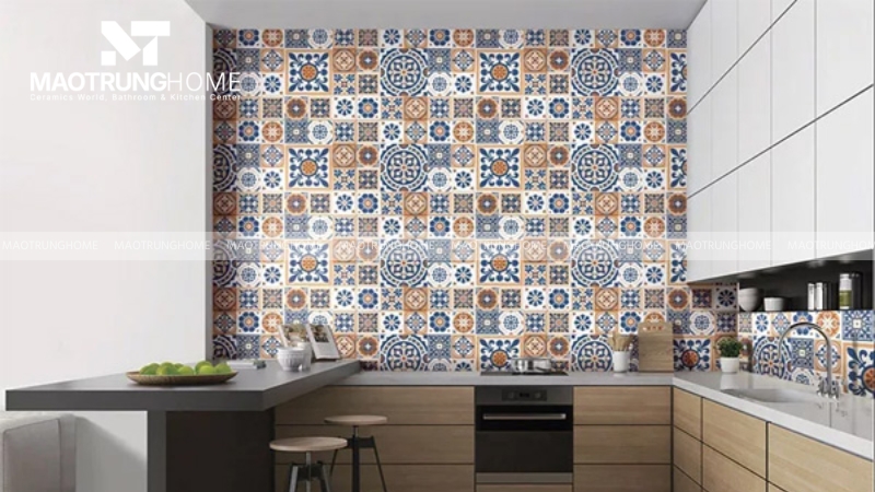 Gạch bông phong cách Indochine hoài cổ