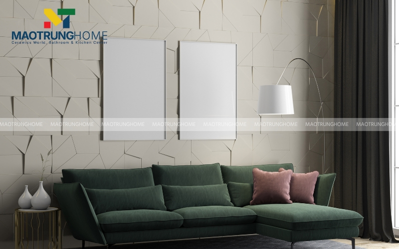 Trang trí vách điểm nhấn phòng khách