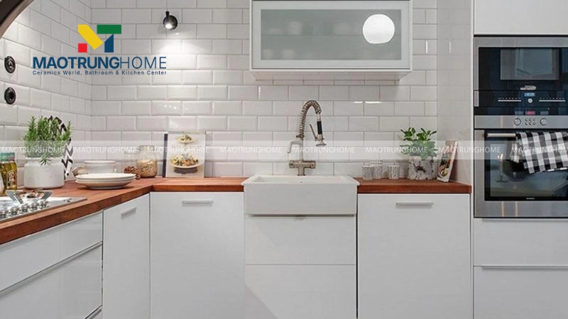 Loại gạch này cho phép biến tấu nhiều kiểu ốp khác nhau