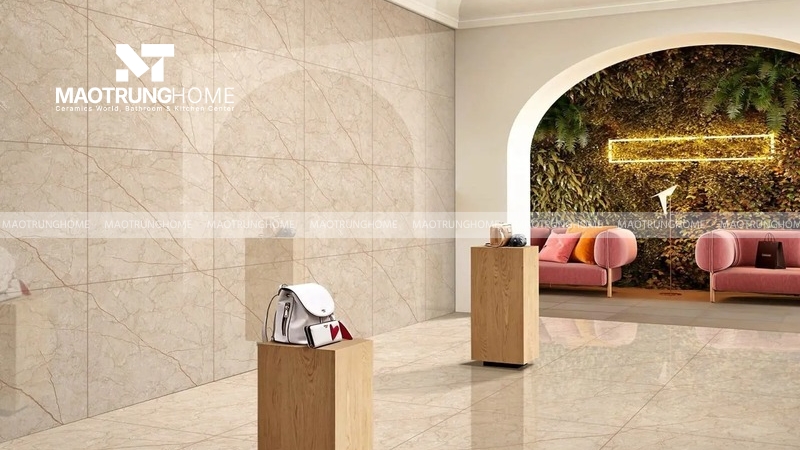 Bề mặt gạch quyết định trực tiếp đến cảm giác không gian