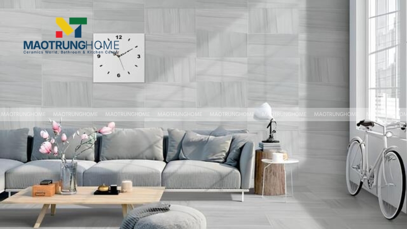 Gam màu trung tính dễ phối cùng nội thất kim loại, kính hoặc sofa tối màu