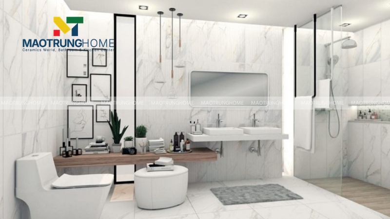 Sản phẩm thường được dùng để ốp toàn bộ mảng tường lớn