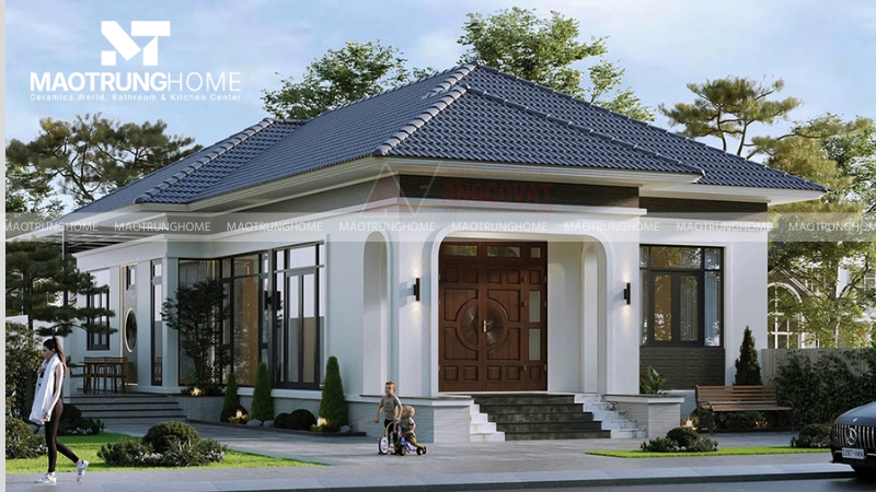 Mẫu nhà trệt 3 đến 4 phòng ngủ