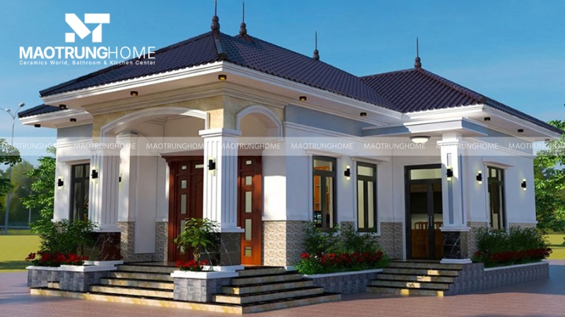 Nhà trệt mái ngói là loại hình nhà ở chỉ có một tầng duy nhất
