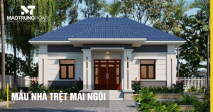 15+ Mẫu nhà trệt mái ngói đẹp 2026: Sang trọng và chống nóng tốt