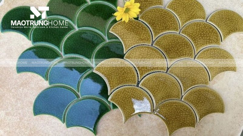 Kiểu lát hình quạt phù hợp phong cách Châu Âu