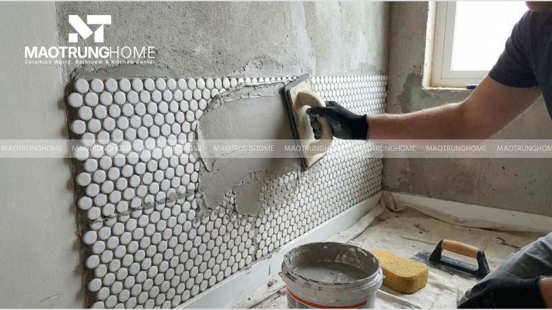 Phối màu ron gạch hiệu quả