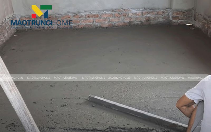 Cán phẳng sân nền đẹp để lát
