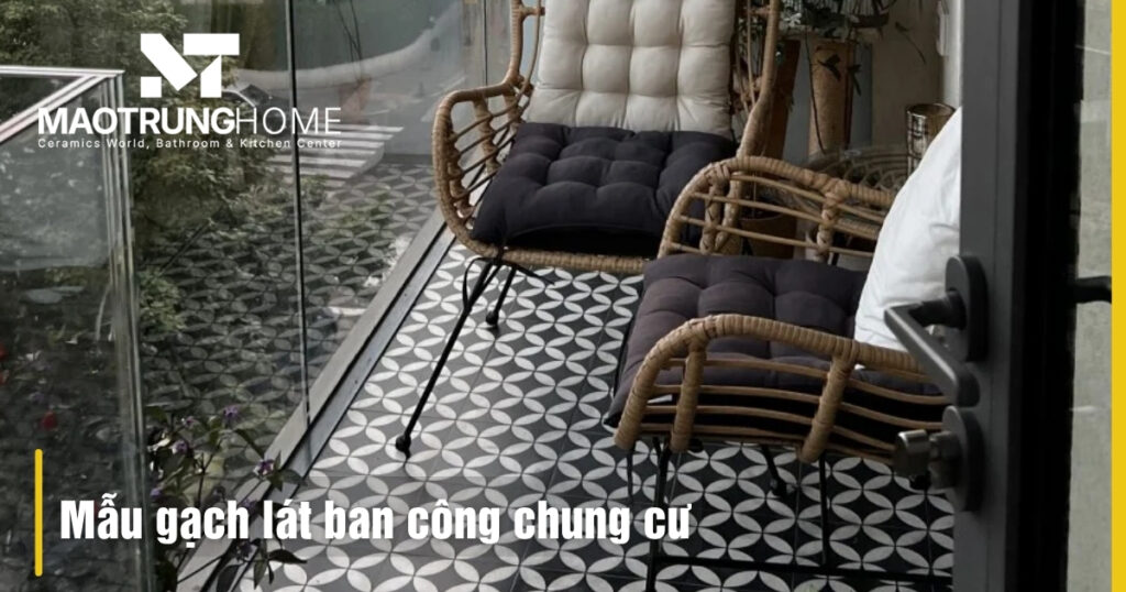 Các mẫu gạch lát ban công chung cư