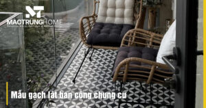 Các mẫu gạch lát ban công chung cư