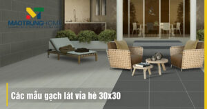 Các mẫu gạch lát vỉa hè 30x30