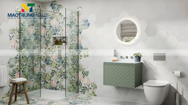 Gạch ốp tường nhà tắm chống thấm
