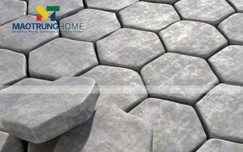 Gạch block lục giác bê tông mác cao chuyên dụng cho các công trình chịu lực.