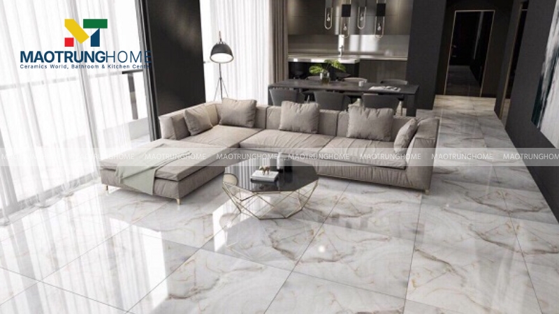 Gạch khổ 60x60 có kết cấu xương gạch đặc chắc