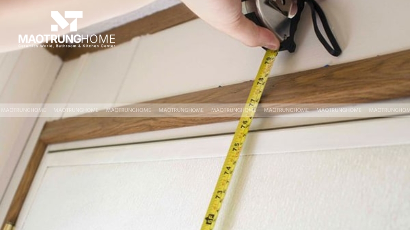 Bạn cần đo đạc tổng thể kích thước phòng