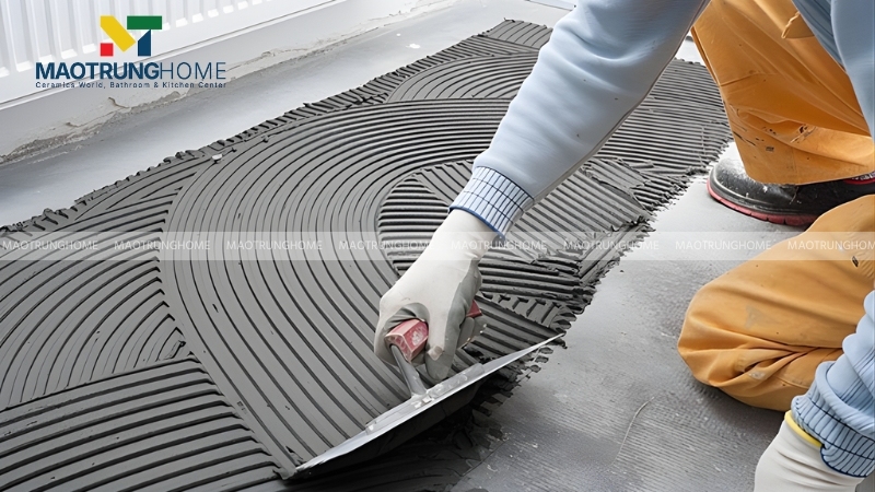 Keo dán gạch được ưa chuộng để lát gạch 80x80
