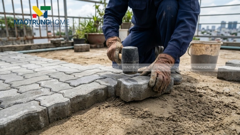 Xếp gạch tự khóa
