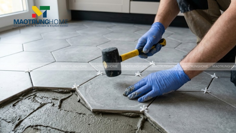 Kỹ thuật ốp lát và sử dụng ke nhựa chữ thập