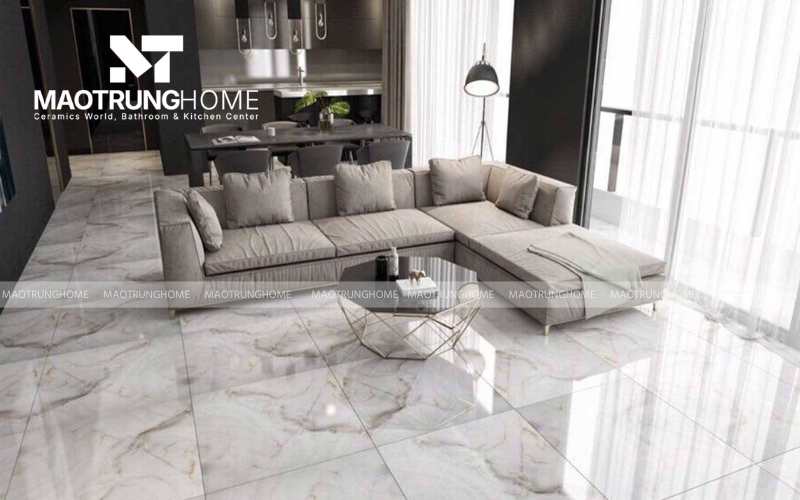 Ưu tiên gạch Porcelain vì độ cứng cao