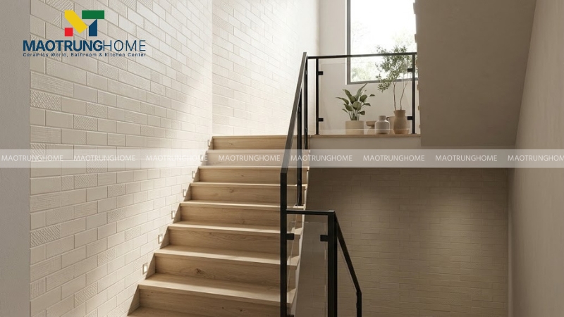 Gạch thẻ phù hợp với các kiến trúc theo phong cách tối giản