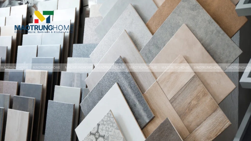 Tính tổng số lượng viên và số thùng gạch cần mua