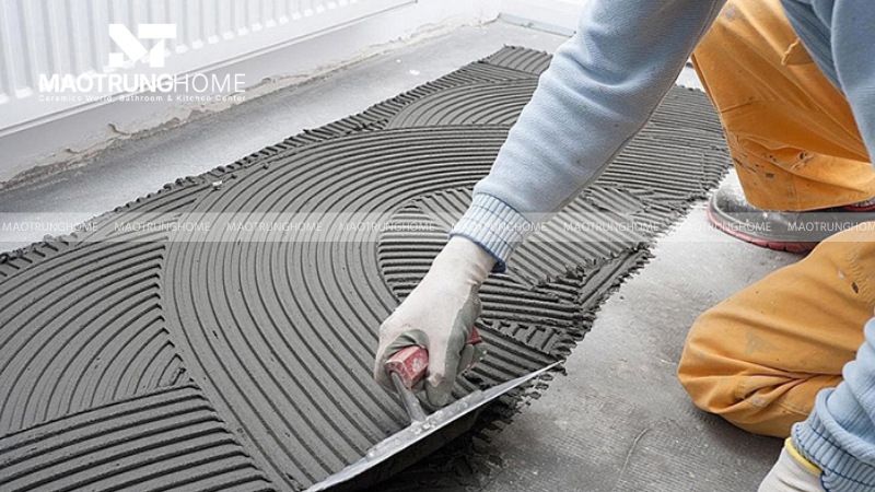 Xử lý cốt nền phẳng trước khi thi công