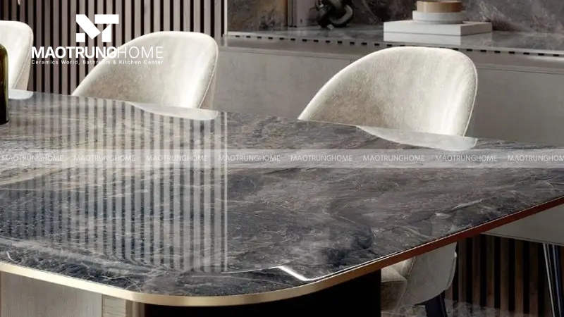 Độ dày 12mm cho bàn ăn và bàn lavabo