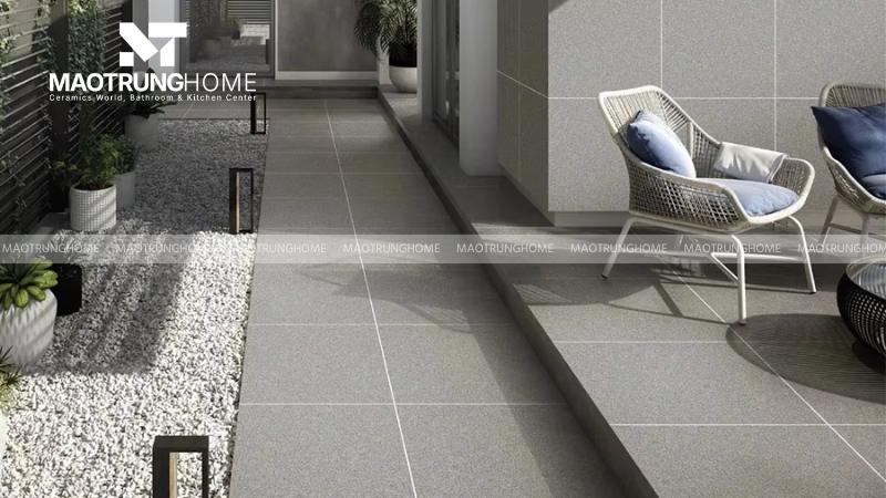 Mẫu gạch granite vân xi măng phong cách hiện đại (Mẫu 2)
