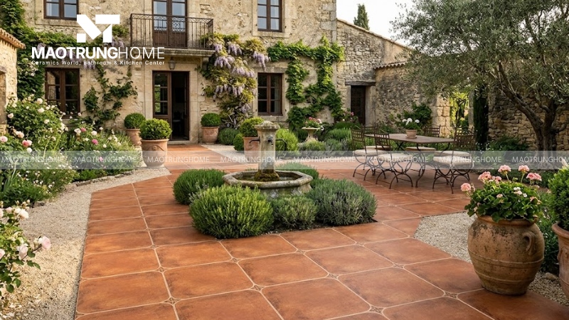Mẫu gạch granite giả cổ cho không gian mộc mạc (Mẫu 2)
