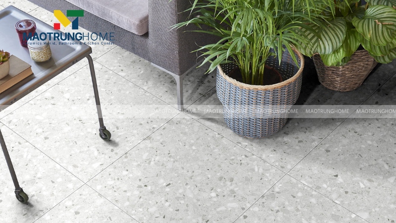 Mẫu gạch granite Terrazzo tạo điểm nhấn nghệ thuật (Mẫu 4)