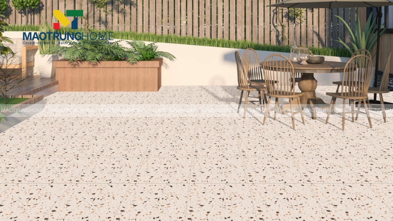 Mẫu gạch granite Terrazzo tạo điểm nhấn nghệ thuật (Mẫu 5)