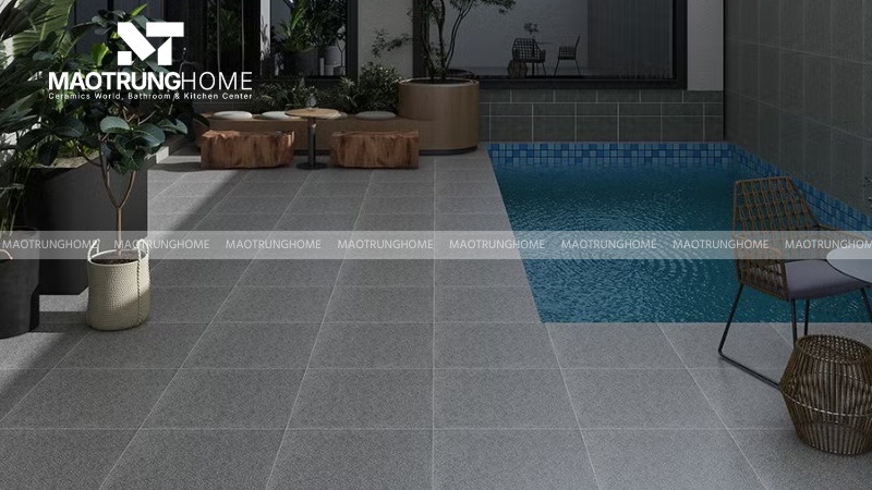 Mẫu gạch granite vân xi măng phong cách hiện đại (Mẫu 1)