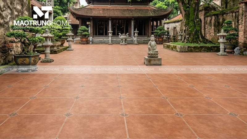 Gạch porcelain nhám giả cổ chống rêu mốc (Mẫu 5)