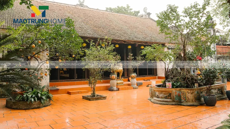Chọn gạch lát cho khu vực nhà ăn và sân sau