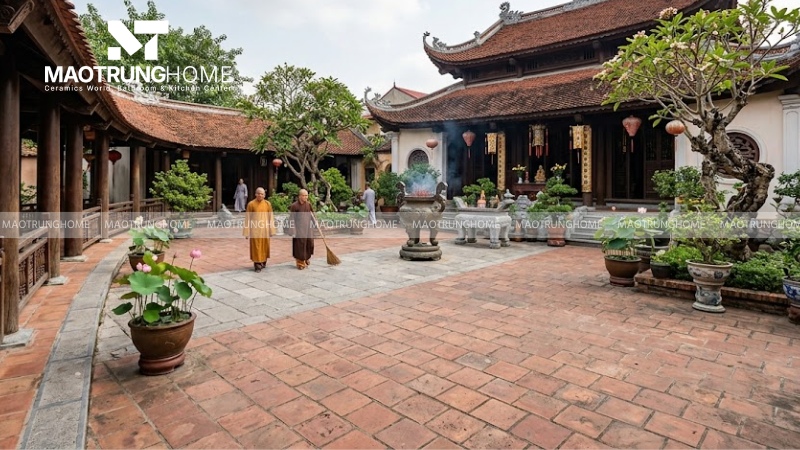 Gạch đất nung và gạch gốm cổ truyền thống (Mẫu 2)