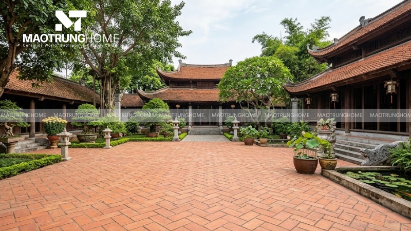 Gạch đất nung và gạch gốm cổ truyền thống (Mẫu 3)