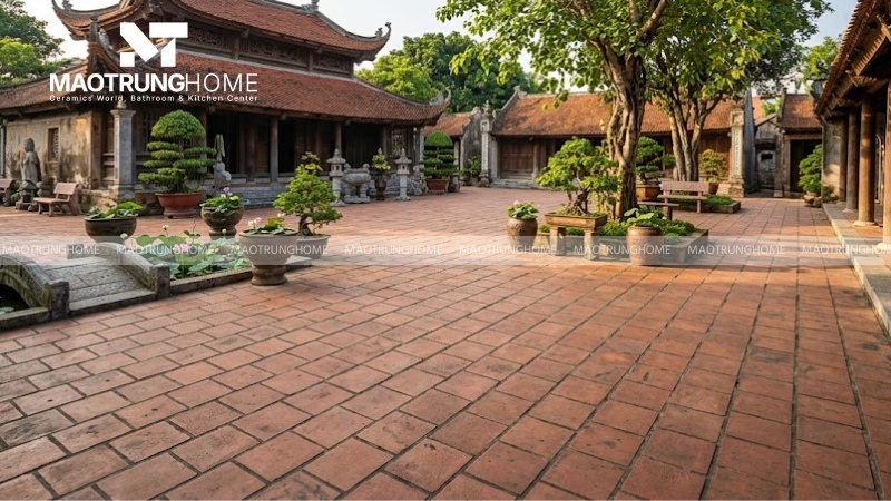 Gạch đất nung và gạch gốm cổ truyền thống (Mẫu 4)