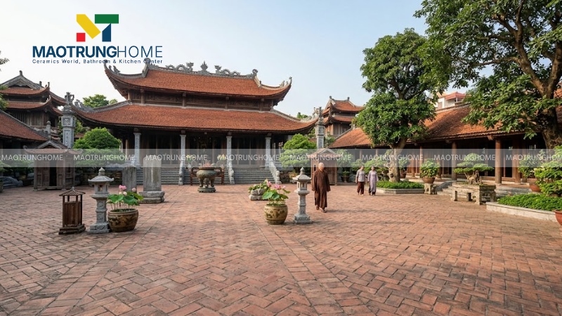 Gạch đất nung và gạch gốm cổ truyền thống (Mẫu 6)