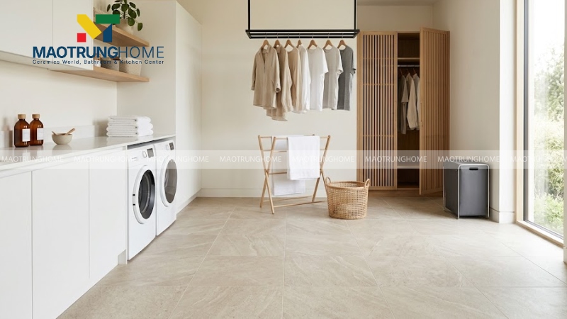 Gạch Porcelain vân đá bề mặt nhám (Mẫu 7)
