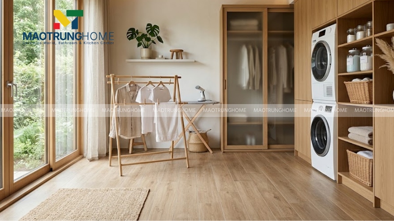 Gạch giả gỗ chống trơn ngoài trời (Mẫu 4)