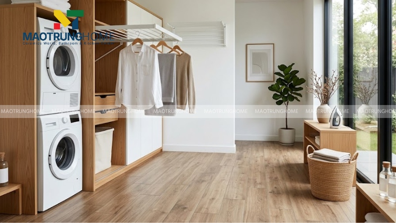Gạch giả gỗ chống trơn ngoài trời (Mẫu 6)