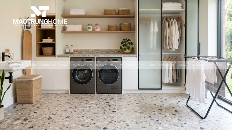 Gạch Terrazzo và gạch giả sỏi (Mẫu 3)