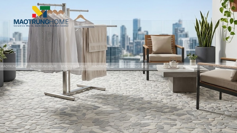 Gạch Terrazzo và gạch giả sỏi (Mẫu 6)