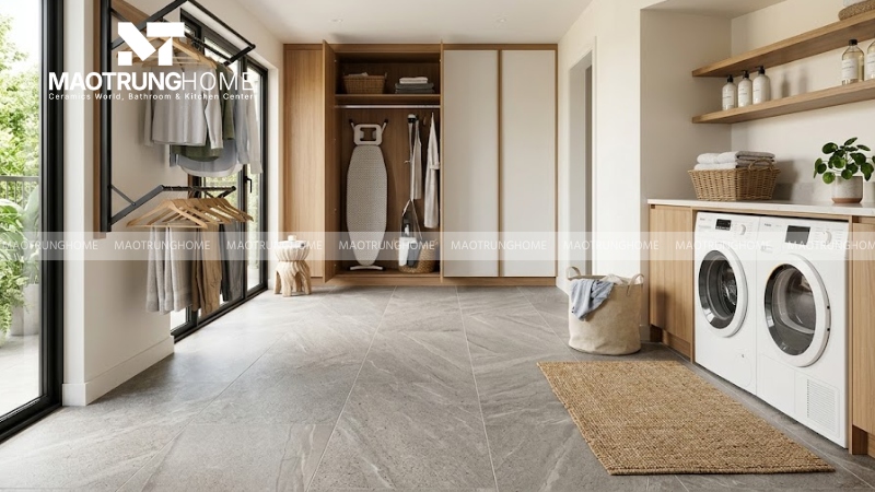 Gạch Porcelain vân đá bề mặt nhám (Mẫu 3)